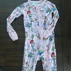 Little Sleepies Toy story zippy 12 to 18 months pink